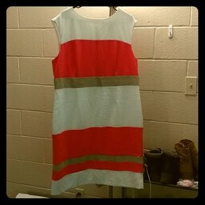 Plus size Fitted Striped Dress
